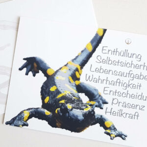 shop- krafttierkarte salamander Werte Originalkarte